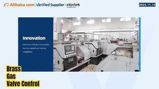 Tubomart messing gasklep / pijp / fittingen fabriek