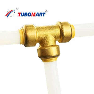 Messing Push Quick Connect Fittings Loodvrij PEX AL PEX Pipe Fittings