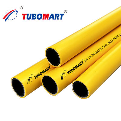 Pex Al Pex gaspijp OD 16 mm - 32 mm Meerlaagse gele Pex gasbuizen