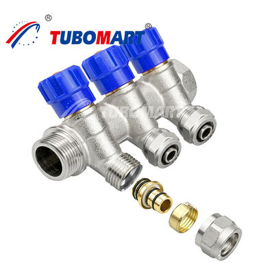 Vloerverwarmingssystemen Messing Sanitair Manifold 2 - 12 Afvoerwaterpijp Manifold
