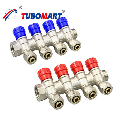 Messing Pex Water Manifold System 2 - 12 Outlets Pex Pipe Manifold