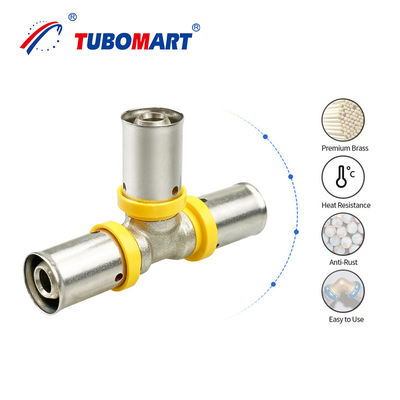 3/4 inch Messing Pex Press Fittings voor water / gas leidingen Douche slang