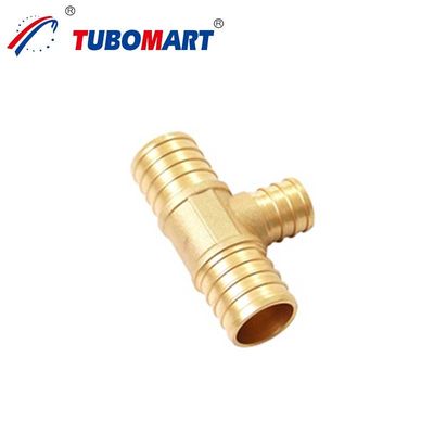 Hoogdruk Pex-crimpfittings 200 Psi Messing-crimpfittings