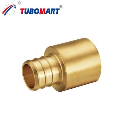 Messing Pex Crimp Fittings 1/2 Inch Loodvrij Voor Watervoorzieningssystemen