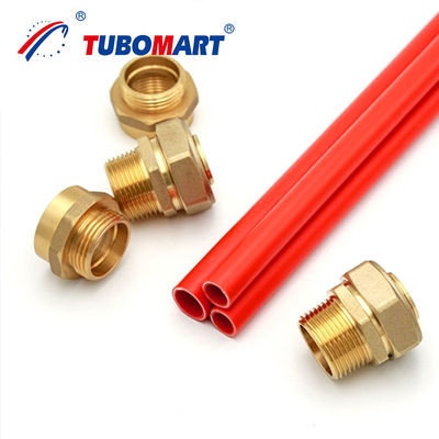 Hoogtemperatuur PEX B Pipe Fittings Crimp Fitting Push In Fitting ISO9001