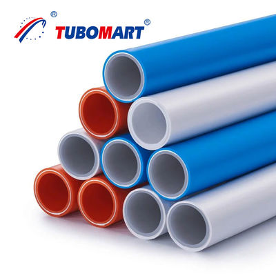 Witte rode blauwe Pex-waterpijp DN 16 mm - 32 mm Cross Linked Polyethyleen Pex-buizen
