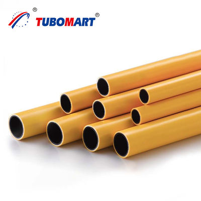 OEM LPG-gaspijp 16-32MM Pex Al-gaspijpen Gele aluminiumpijp voor LPG-gas