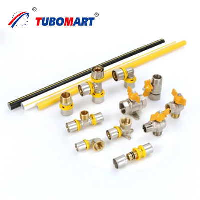 16 mm UV-bestendige composiet meerlagig wit/rood/geel PEX AL PEX Aluminium meerlagig gaspijp OEM/ODM