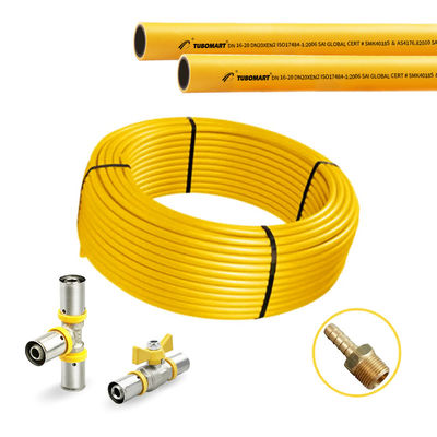 Goed afdichting Op maat gemaakte 100m/rol Pex Al Gaspijpen PEX Aluminium Pipe Gas System OEM