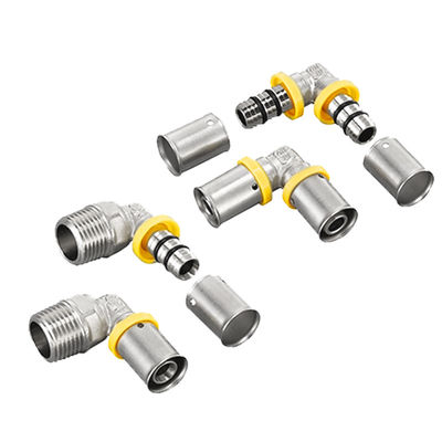 FabrieksverkoopVereenvoudigde installatie PEX-toebehoren voor pijpleiding voor NPT- of BSP-gassystemen