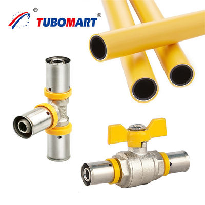 Metalen GAS PEX AL PEX Pipe Press Fittings Voor OEM Aanpassing ISO gecertificeerd OEM