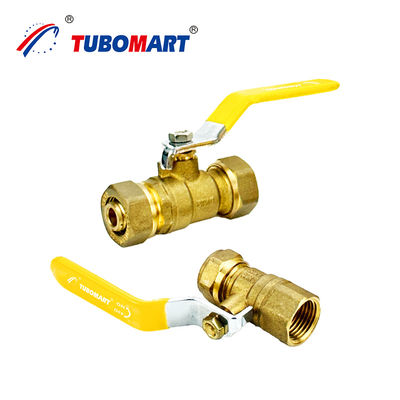 2 inch GAS Brass Ball Valve voor PEX-AL-PEX