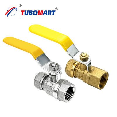 ISO 17484-1 & AS 417.8 NPT of BSP draadspullen Messing gesmeed kogelklep voor gas en water