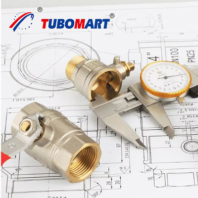OEM Npt 1/2 Inch Cw617n Messing Gas Ball Valve Voor Kookers Gas Pipe System Met Pex Al Pex 16