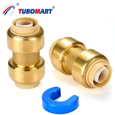 cUPC NSF CSA Goedgekeurde Push-in-fittings voor PEX COPPER CPVC gemaakt van C46500 materiaal