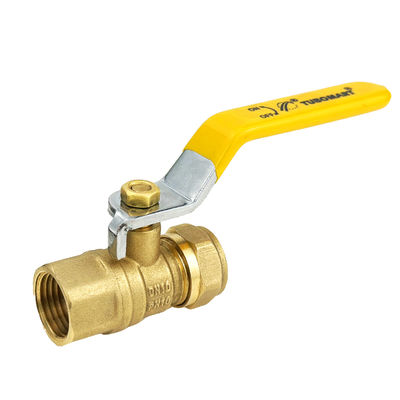 Fabriek SAI GLOBAL AS4617-2004 Gecertificeerde koperen gasklep voor sanitaire installaties