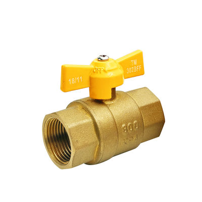 OEM Messing Ball Valve dubbel mannetje messing materiaal HPB 58-3A lang handvat voor gas en watervoorziening