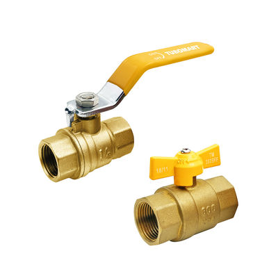 Hoogwaardige NPT Messing Kern Messing Lichaam 1/4''- 2'' Water Valve Vrouwelijke draad Messing Ball Valve Voor Water Controle