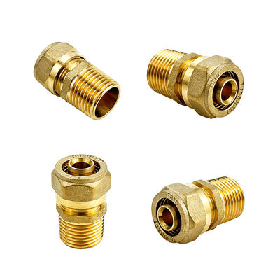 Fabrieksvoorziening Messing Koper Pex Elbow Tee Cross Fittings And Other Types Fittings For Pipe Connection ISO gecertificeerd