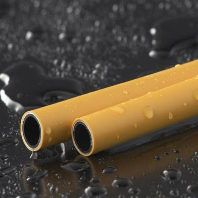 50 jaar garantie Pex Al Pex gaspijp voor gas ISO17484/AS4176/NSF14 gecertificeerd op maat wit / oranje / geel