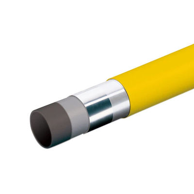 OEM ODM Geel 16-32 mm vloerverwarming Meerlaag Al PEX-pijp Composit PEX-gaspijp