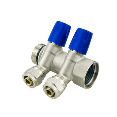 Gepersonaliseerde kleur Pex Manifold Messing Pex Manifold Connector Messing loodgieterswerk Pex Manifold Water systeem