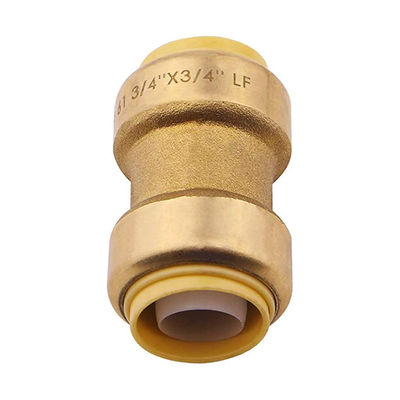 Tubomart maakt loodgietersinstallaties 16mm haaienbeet installaties Messing Pipe Quick Connector Alle soorten installaties Messing
