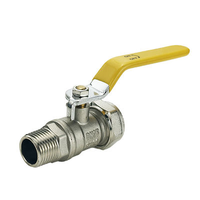 Tubomart OEM 1/4 Messing Ball Valve Hand bediend aanpasbare ondersteuning voor gas systeem