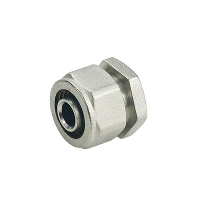 Verpakkingsbevestigingen voor Pex-compressie in koperkleur of nikkel voor Pex Al Pex ISO17484-1/AS4176.8 Certificaat NPT/BSP Draadtype