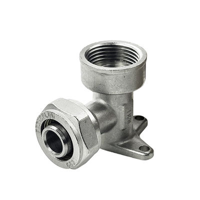 Tubomart OEM Groothandel 16mm 20mm Pex Pipe Koperen Fit Compressie Messing Fittings voor Gasleidingsysteem