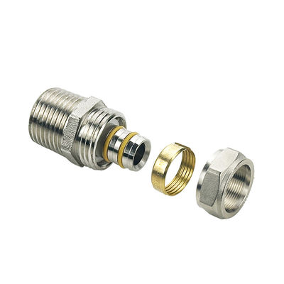 OEM-draadtype NPT/BSP Pexpress-toebehoren voor gasmeter mannelijke vrouwelijke connector