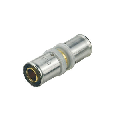 Custom Support OEM Pex Press Fittings voor Pex Al Pex Pipe And Pex Pipe Natuurlijke messing Kleur en op maat Voor vloerverwarmingssysteem