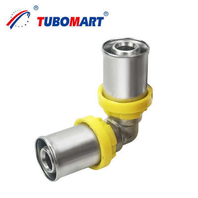 Goedkwaliteit TH-type Messing Press Fitting ISO9001-gecertificeerd Pex Al Pex Press Fittings voor gassystemen
