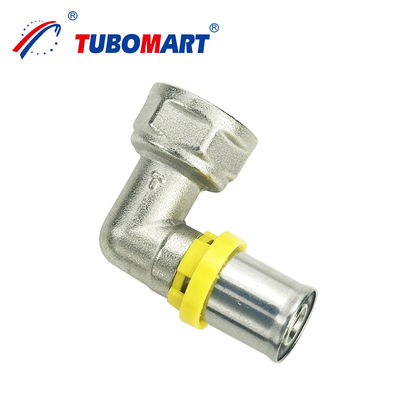 Persoonlijke TH-type Messing Press Fitting Rechte Unie Gelijk Reduced Tee Elbow Pipe Press PEX Pipe Fittings ISO CE Certificaten