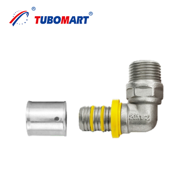 Kwaliteit gecertificeerd verbonden met Pex Al Pex Pipe Press Messing Fitting voor watergas systeem