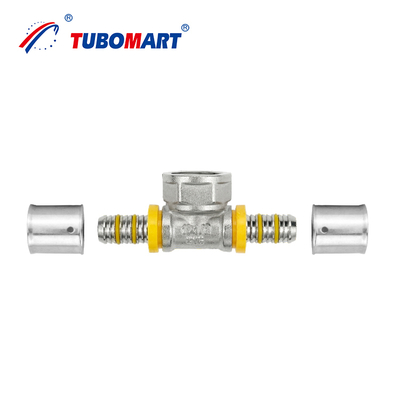 Langdurige Pex AL pEX Pipe Press Fitting met 24 jaar fabricageervaring ISO 9001/9002 Certificering