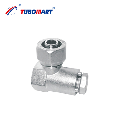 Tubomart Aangepaste Pex Al Pex Compressie Fittingen voor Gas/Water Systeem OEM Messing Kleur Of Vernikkeld