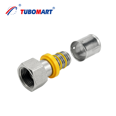 OEM-fabrikant PEX Al PEX Fittings Gaspijpsysteem 16-32 mm Messing Press Sanitair Press Fittings