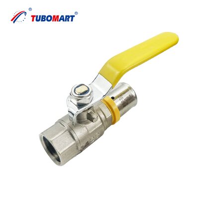 Ventilatoren voor het drukken van messing, drukbalkventielen voor meerlagige Pex-Al-Pex-buizen Gesmeed proces ISO17484 ISO9001 Gecertificeerde precieze gasstroomregeling