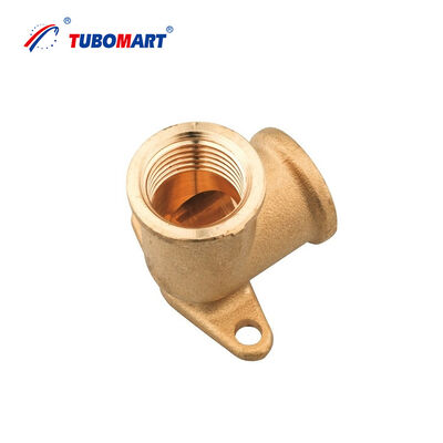 Tubomart OEM Originele Fabrikant Messing Waterstop Fittingen Verzilverd Externe Schroefdraad Plug Adapter Oppervlaktebehandeling
